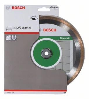 Алмазный отрезной круг Standard for Ceramic 200 x 25,40 x 1,6 x 7 mm 2608602537
